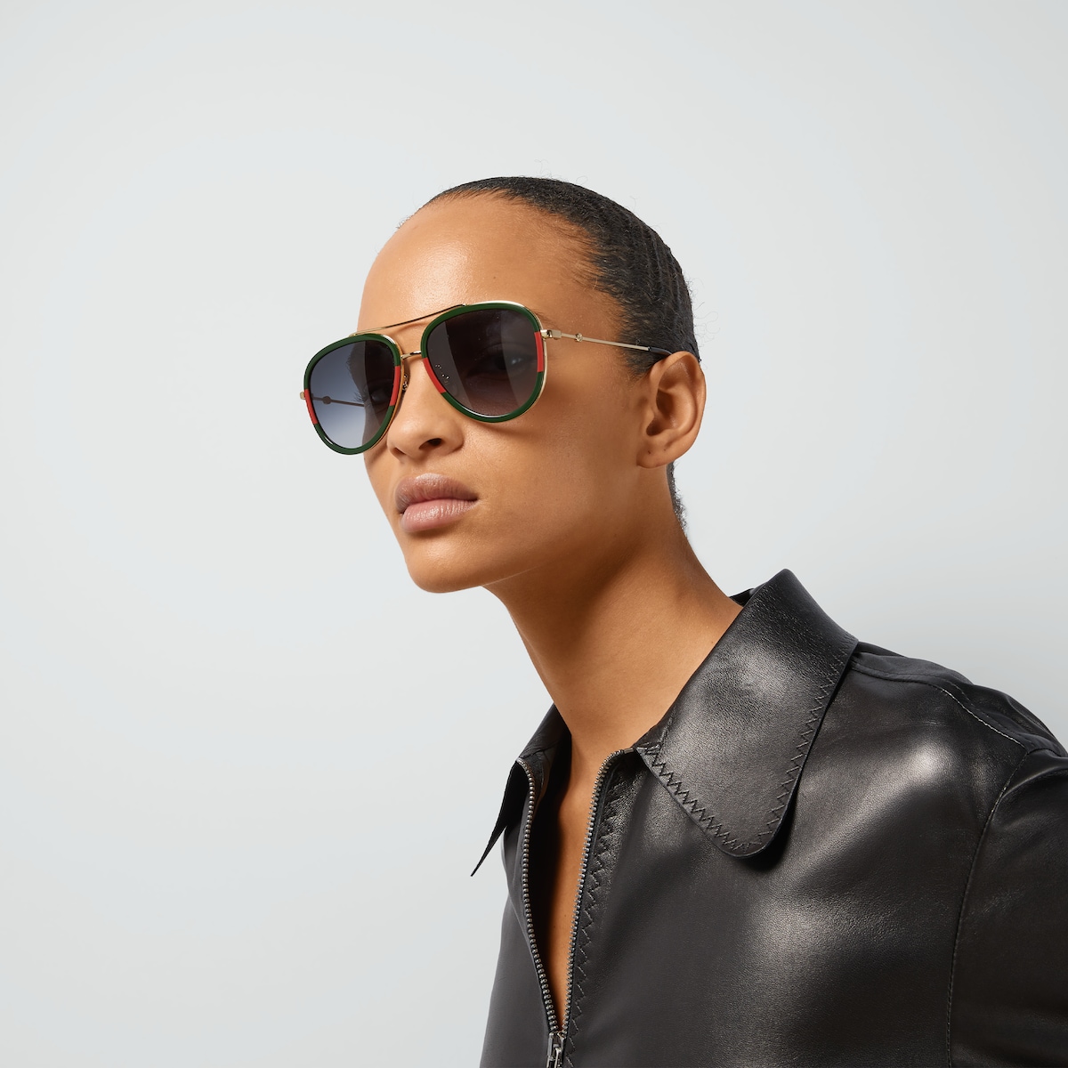 Aviator metal sunglasses - Image 3